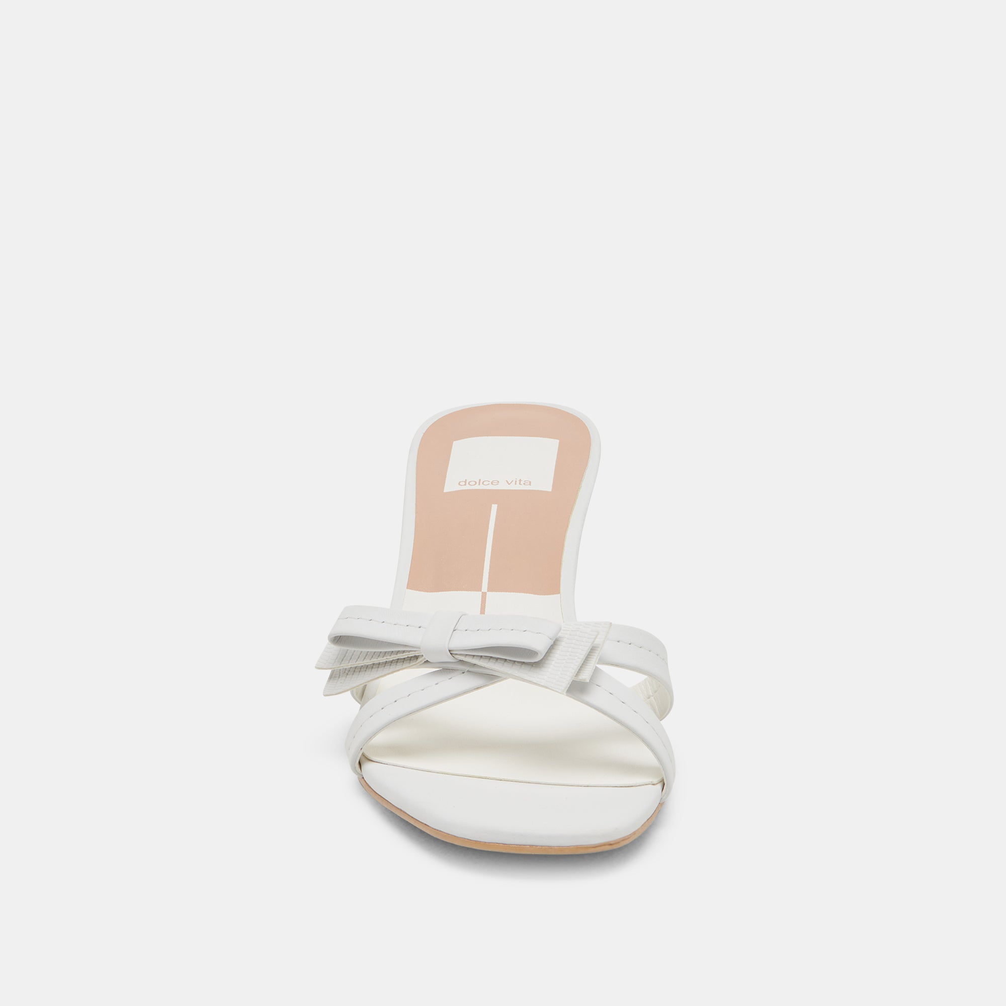 TERISA HEELS TRUE WHITE LEATHER