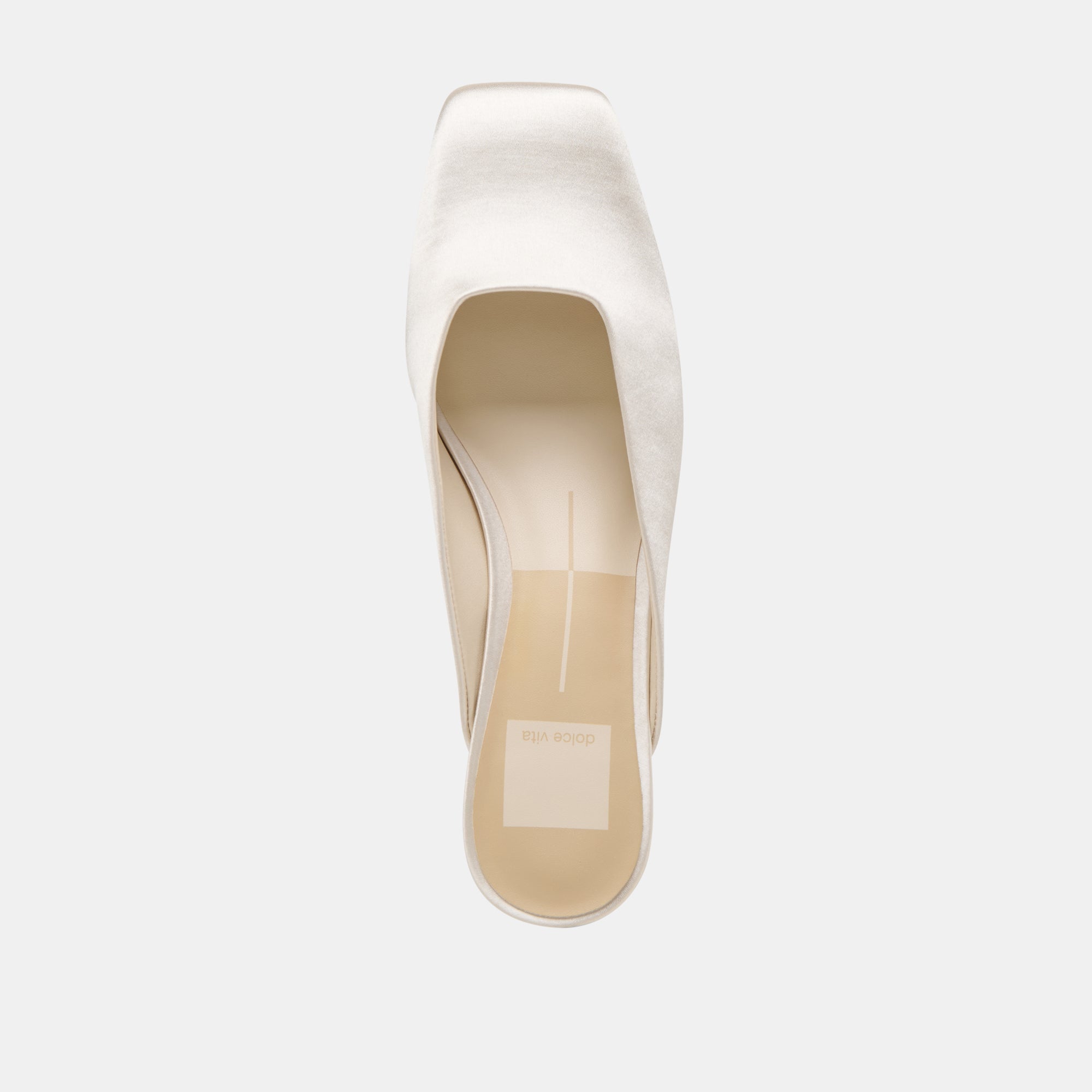 UMARA HEELS IVORY SATIN