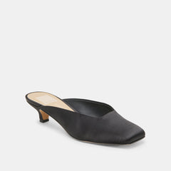 UMARA HEELS ONYX SATIN