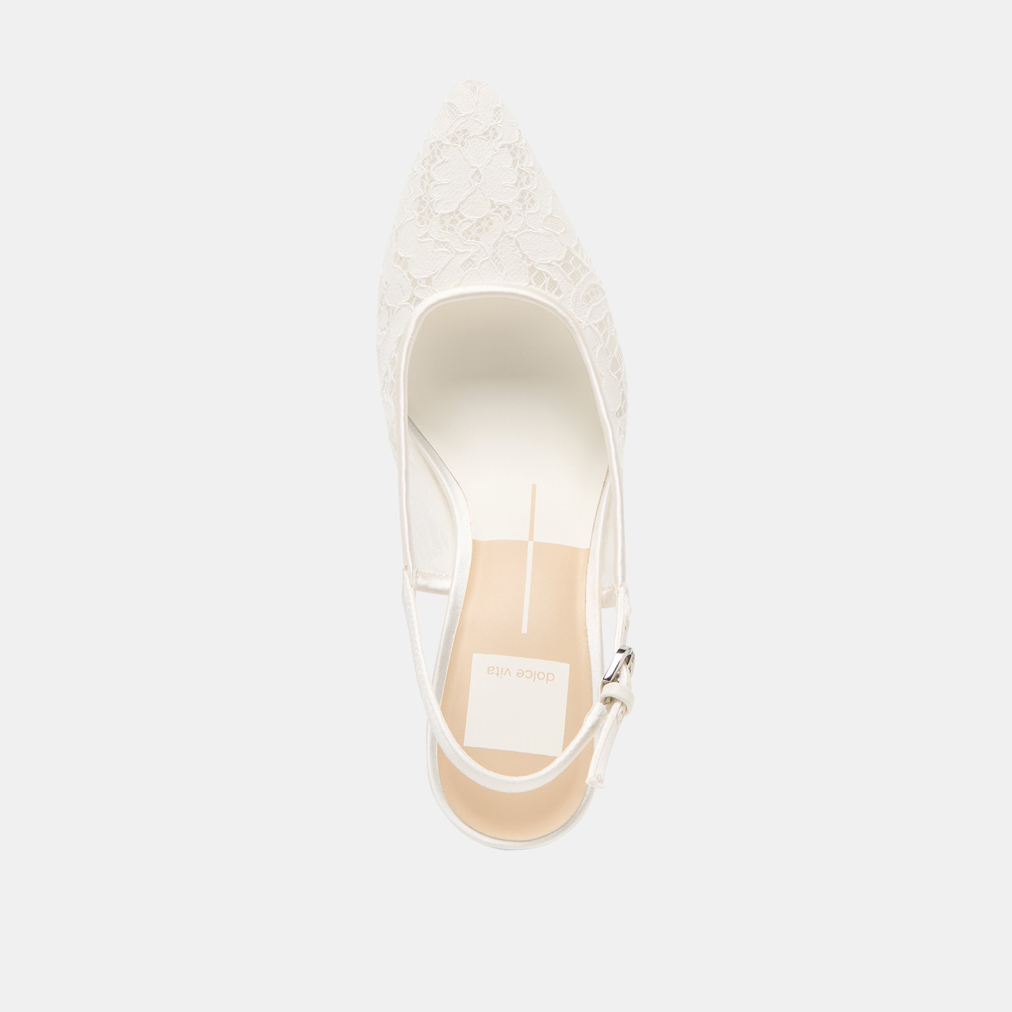 YAMI HEELS TRUE WHITE LACE