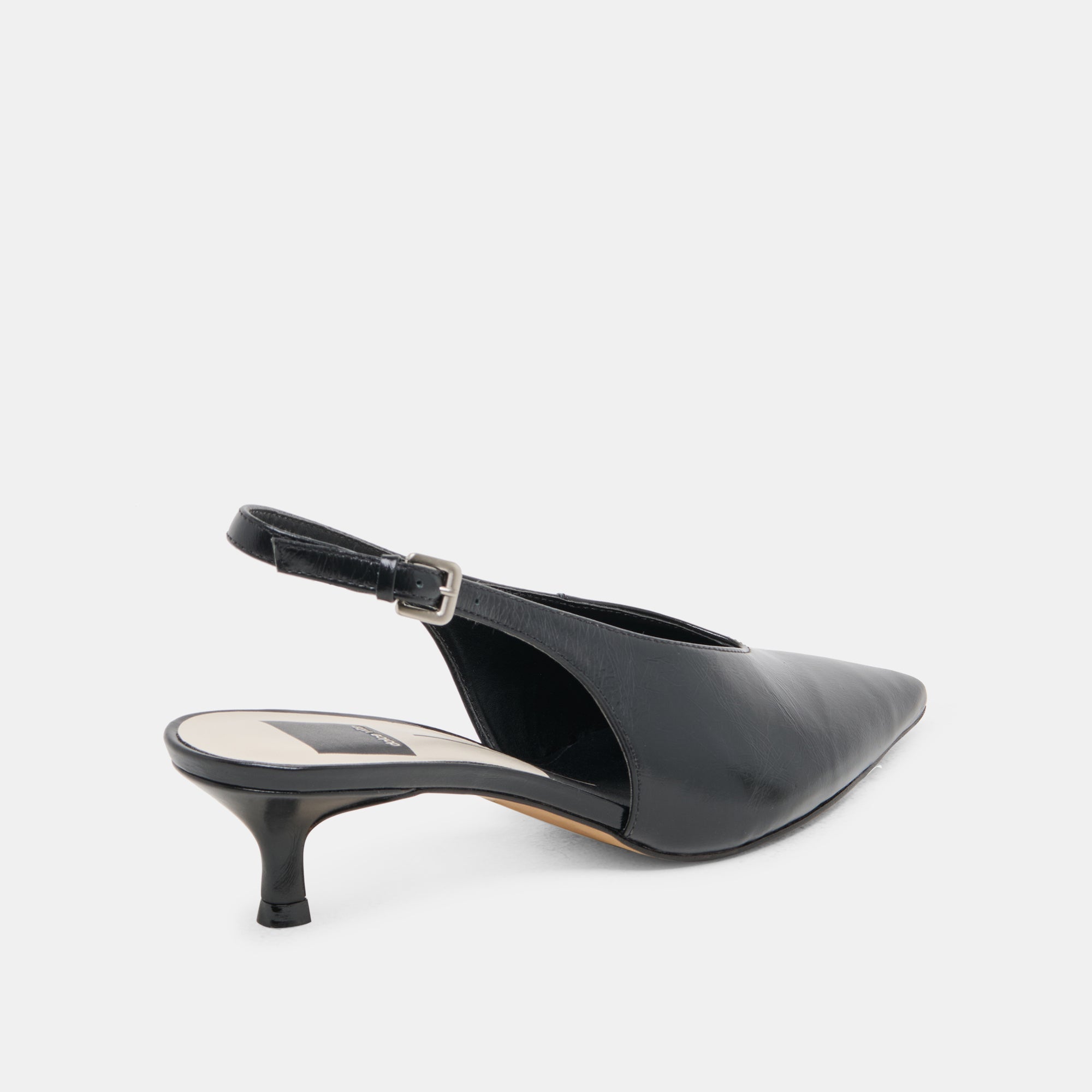 ALENNA HEELS MIDNIGHT CRINKLE PATENT