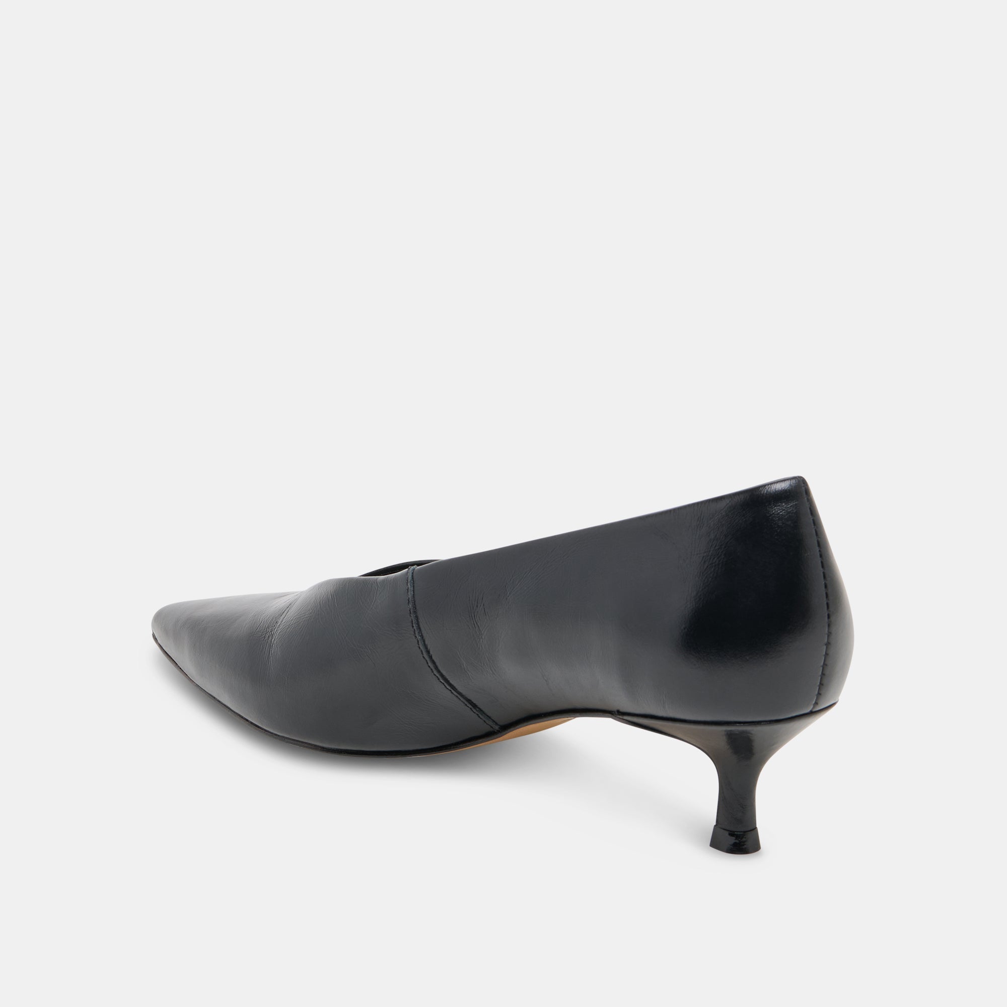 ALWYN HEELS MIDNIGHT CRINKLE PATENT