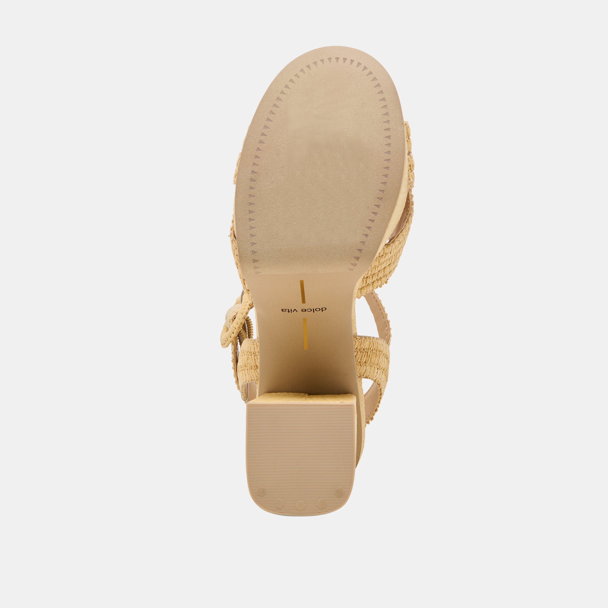 BETY HEELS LT NATURAL WOVEN RAFFIA