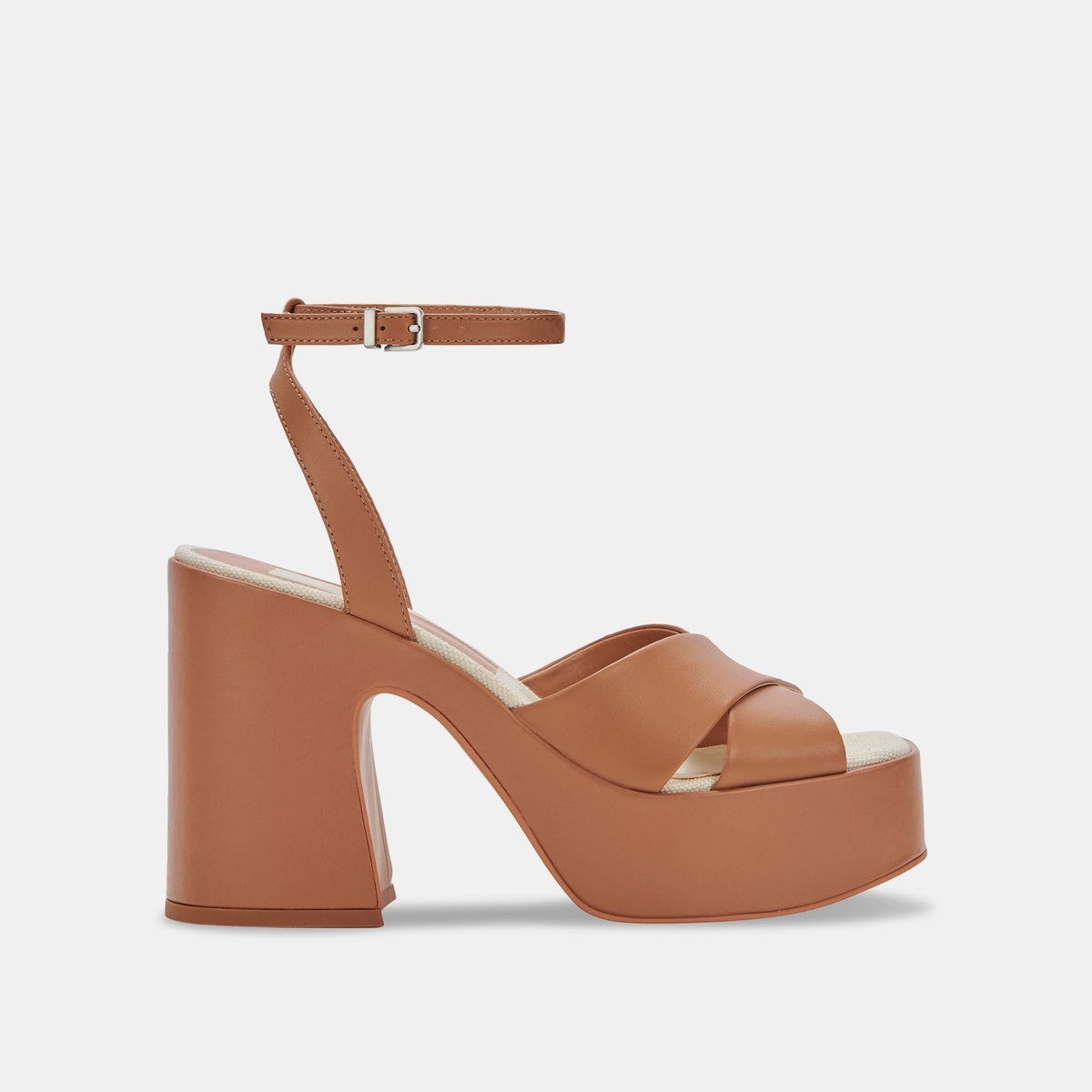 WESSI HEELS CARAMEL LEATHER - re:vita