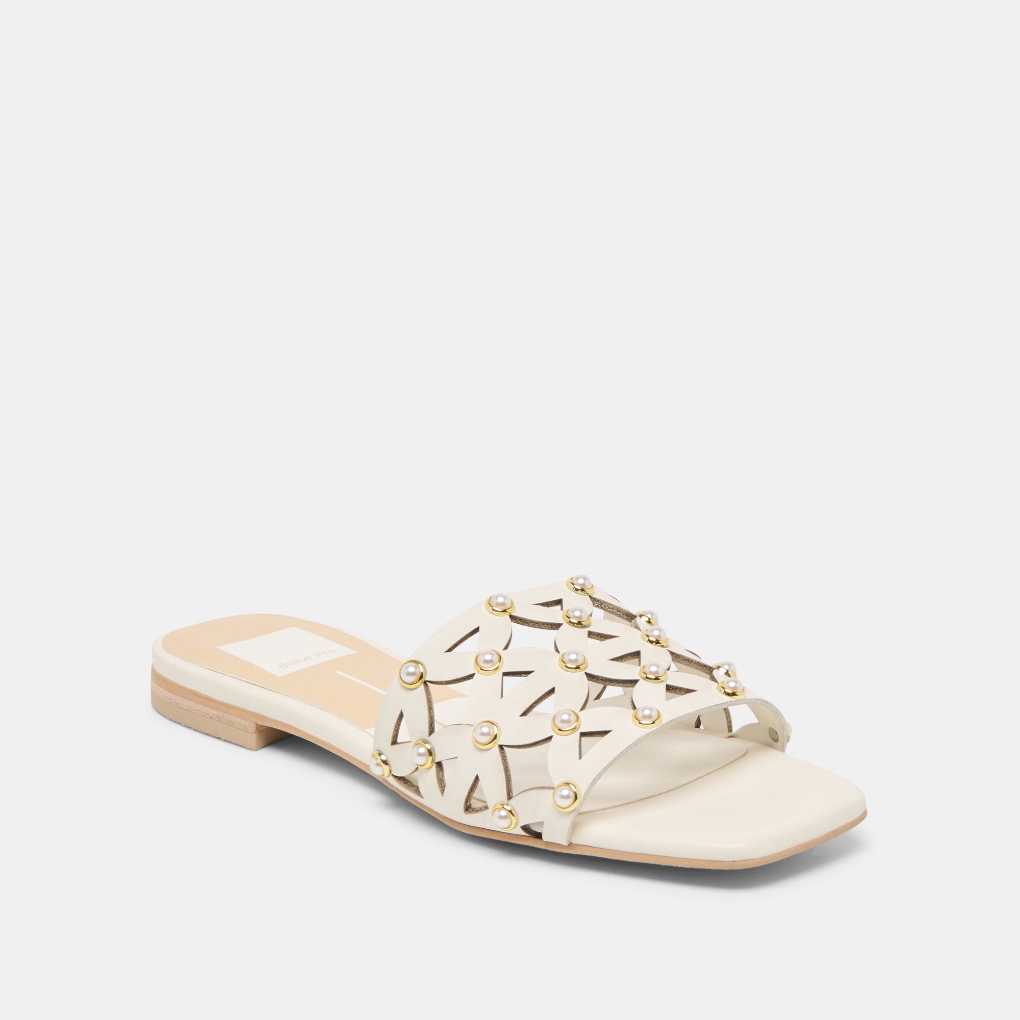 BERRIT SANDALS WHITE LEATHER