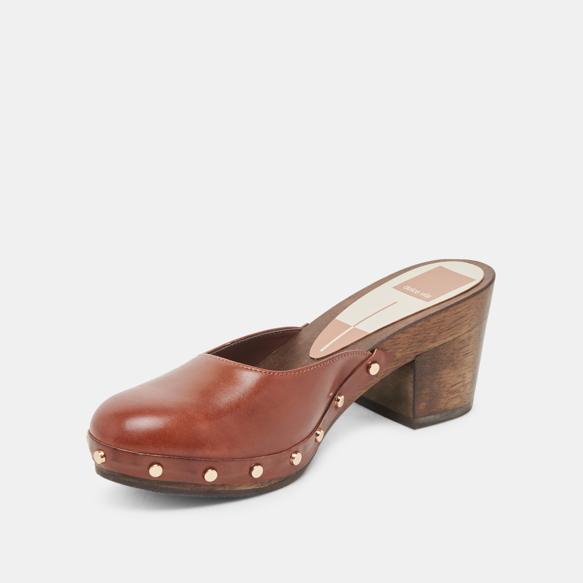 CAMYN HEELS BROWN LEATHER