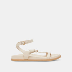DARLIS SANDALS BONE LEATHER
