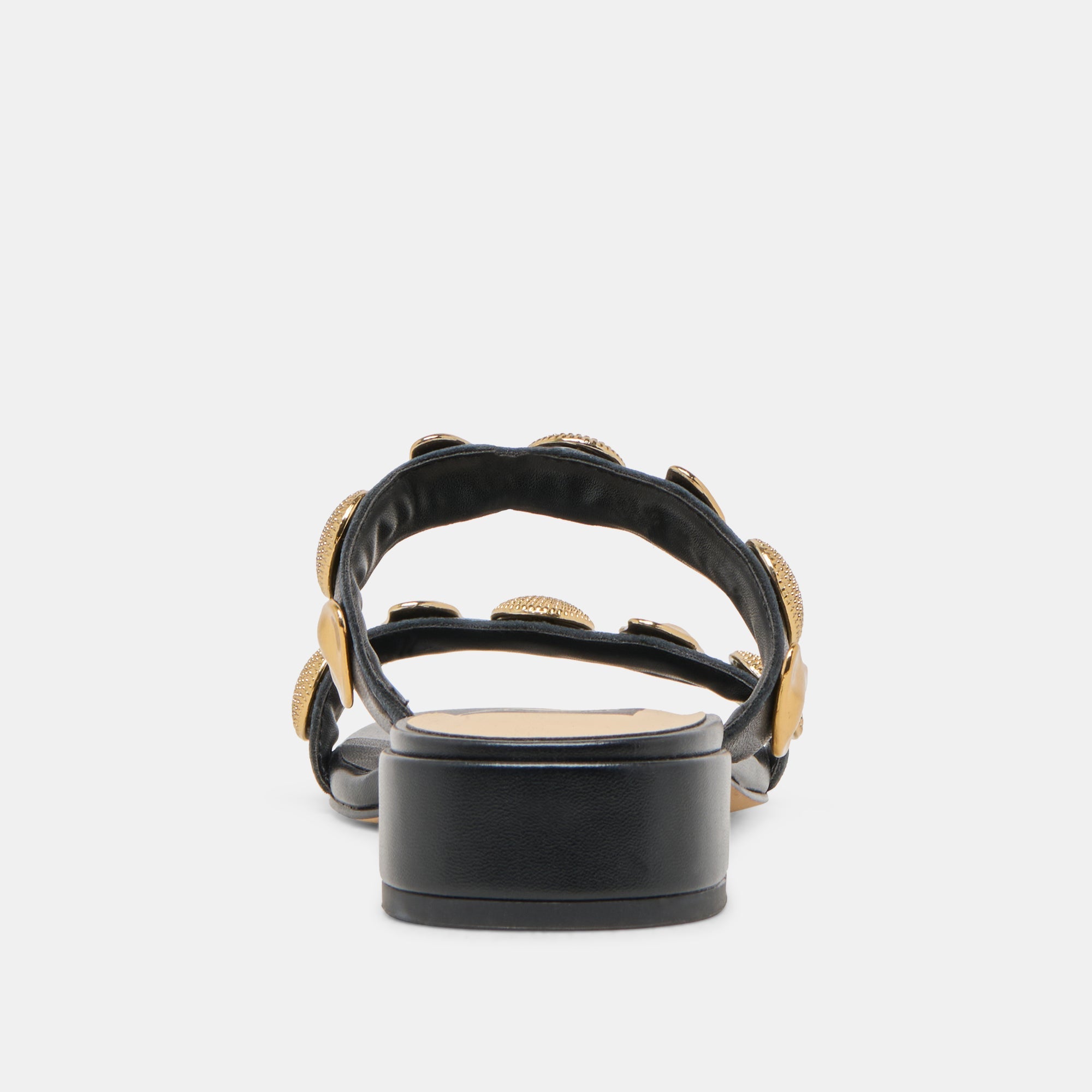 FARROW SANDALS BLACK LEATHER