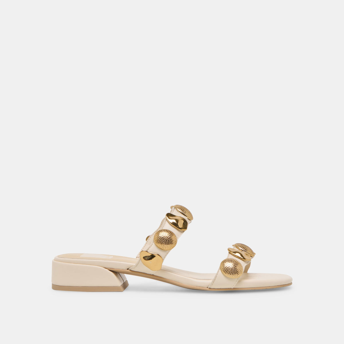 FARROW SANDALS CREME LEATHER