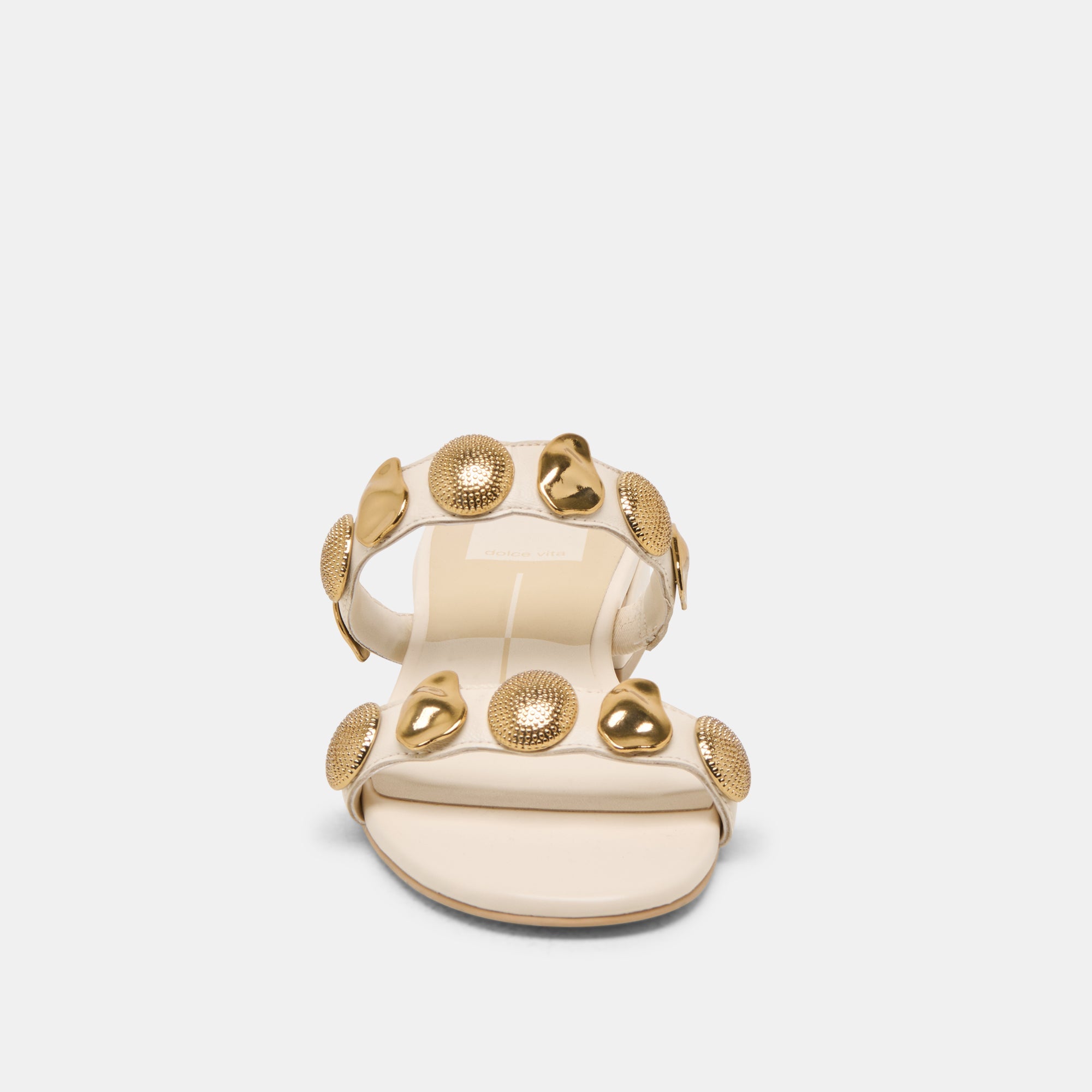 FARROW SANDALS CREME LEATHER