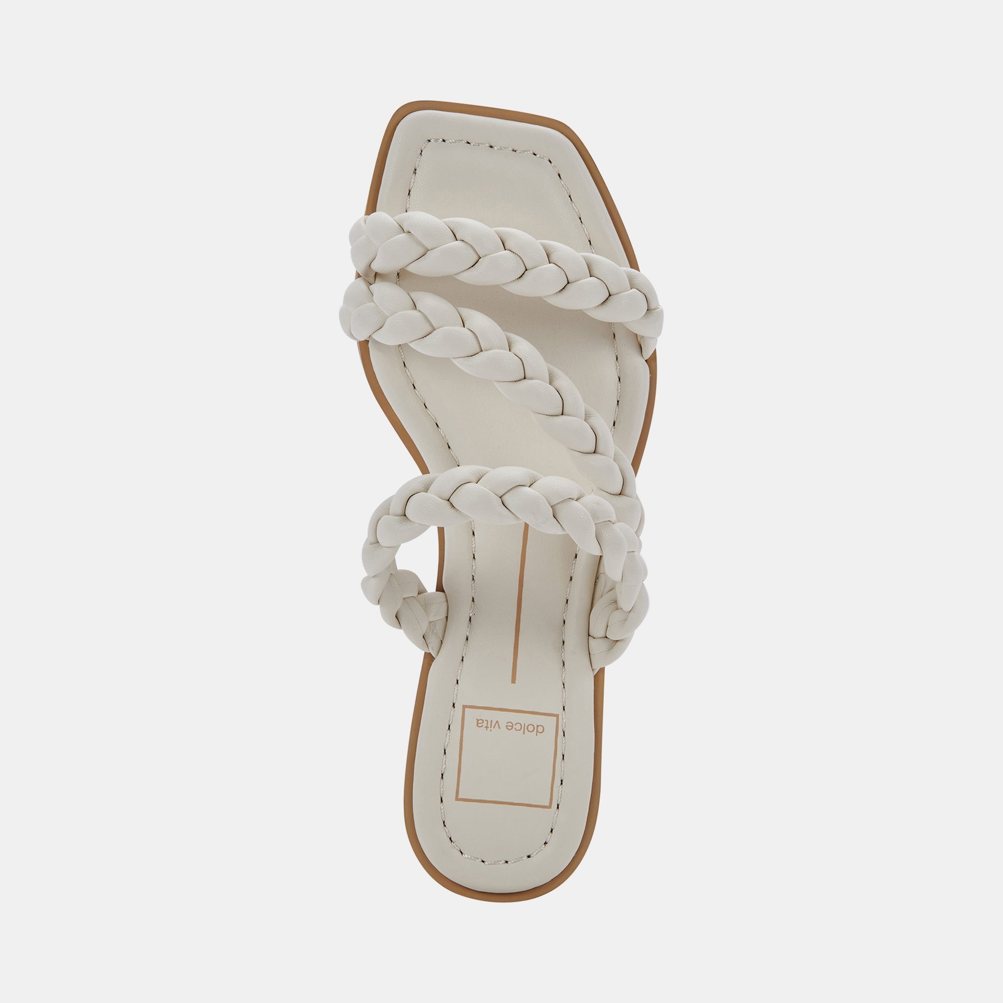 IMAN WIDE SANDALS IVORY STELLA - re:vita