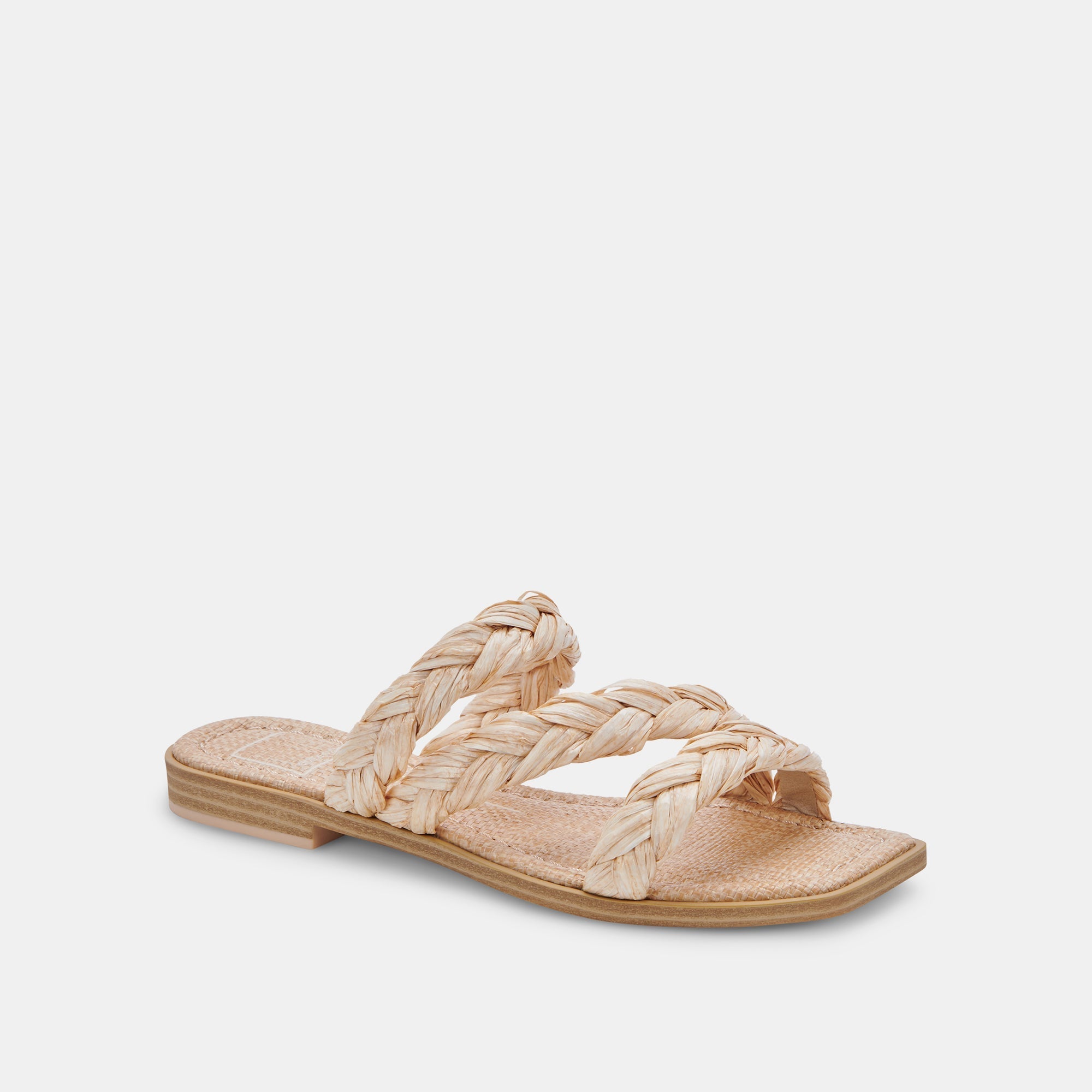 IMAN SANDALS LT NATURAL RAFFIA - re:vita