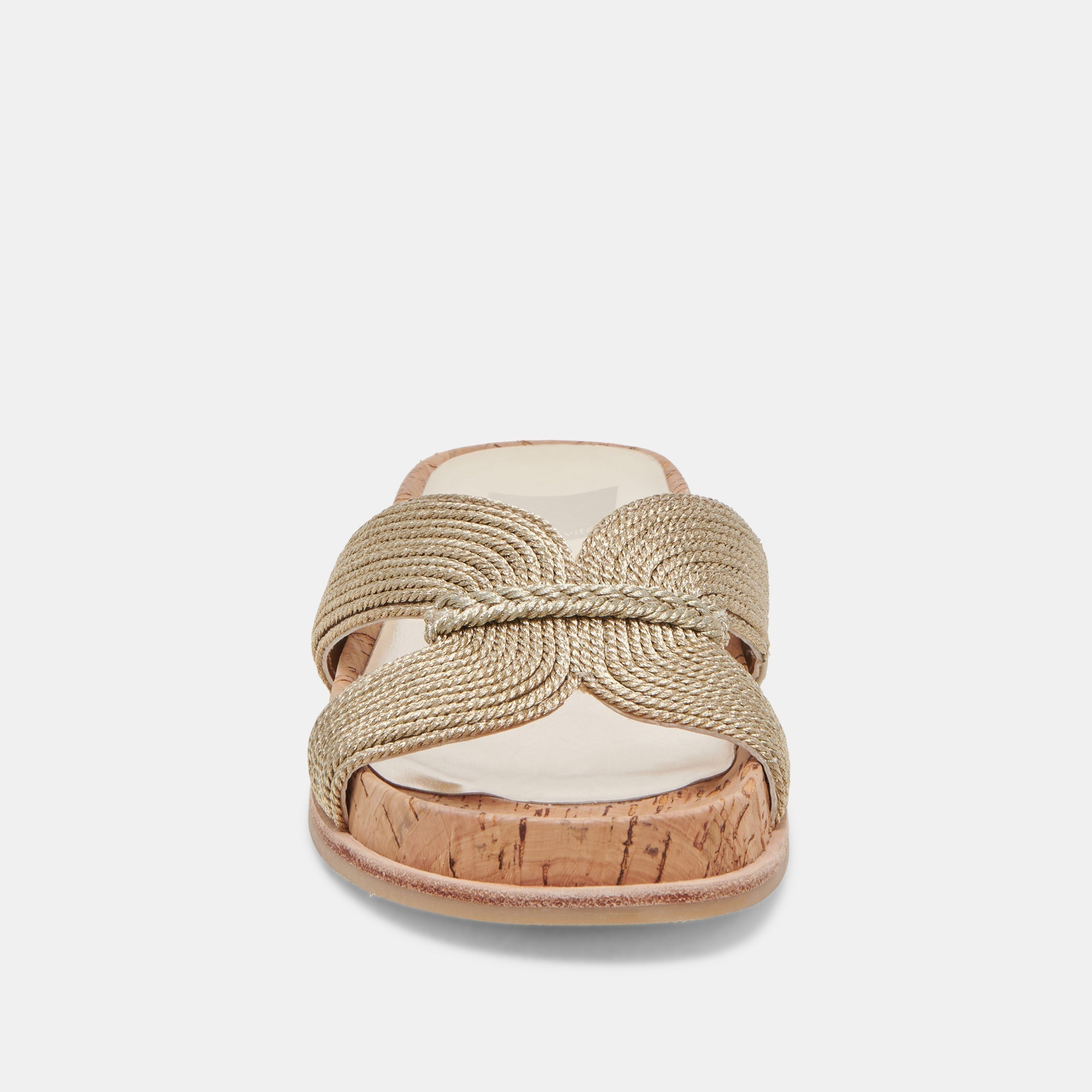 SELDA SANDALS GOLD RAFFIA - re:vita