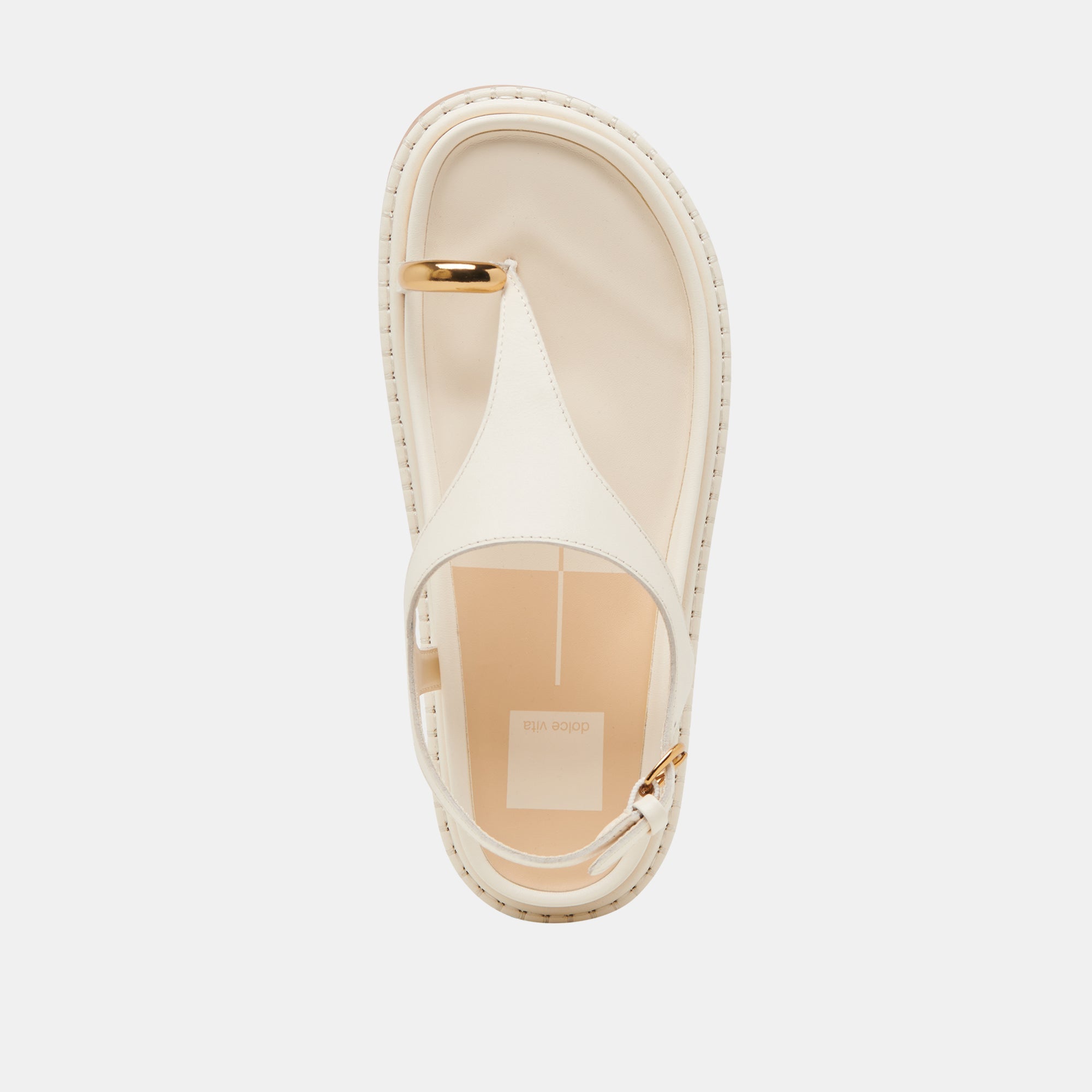 STEFAN SANDALS OFF WHITE LEATHER