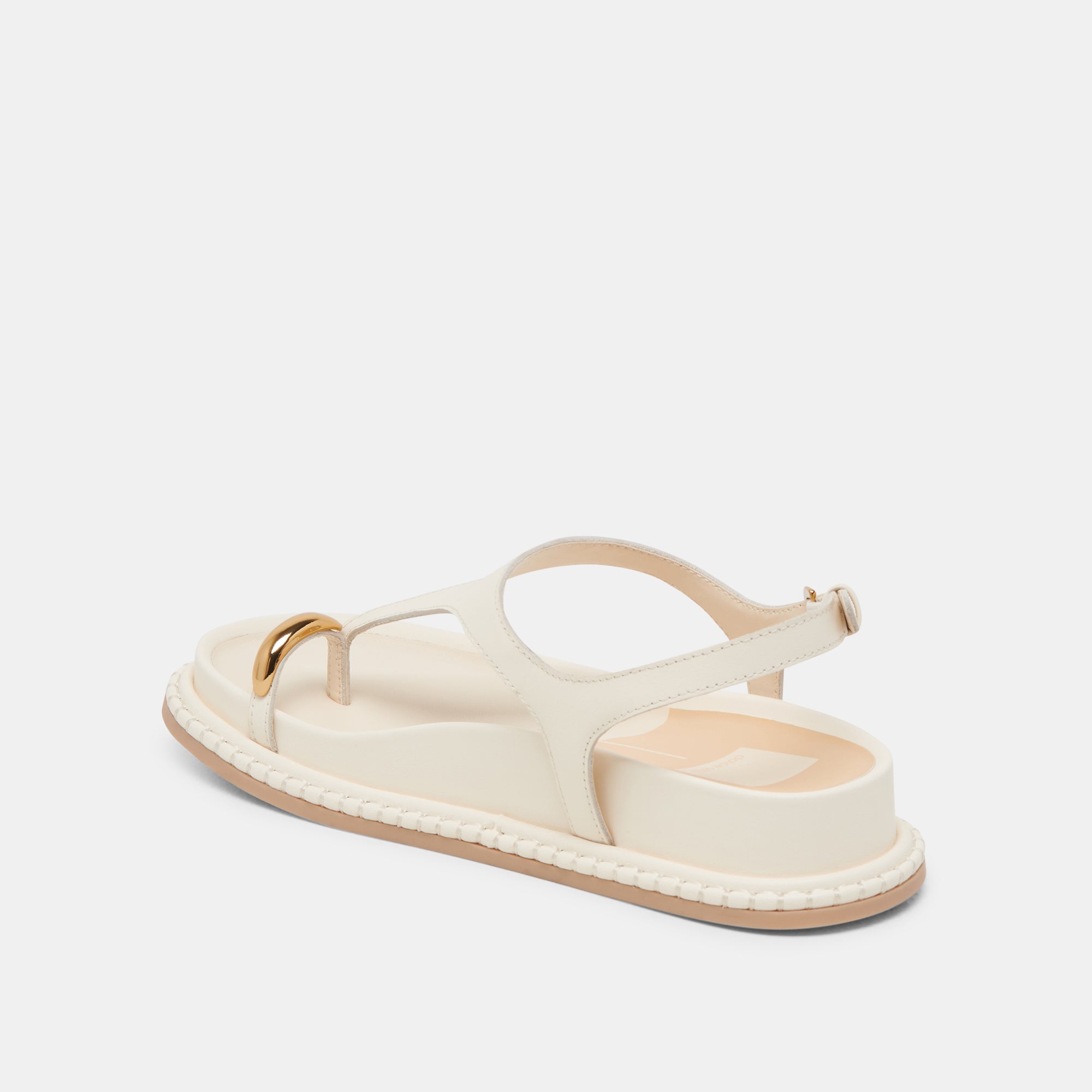 STEFAN SANDALS OFF WHITE LEATHER
