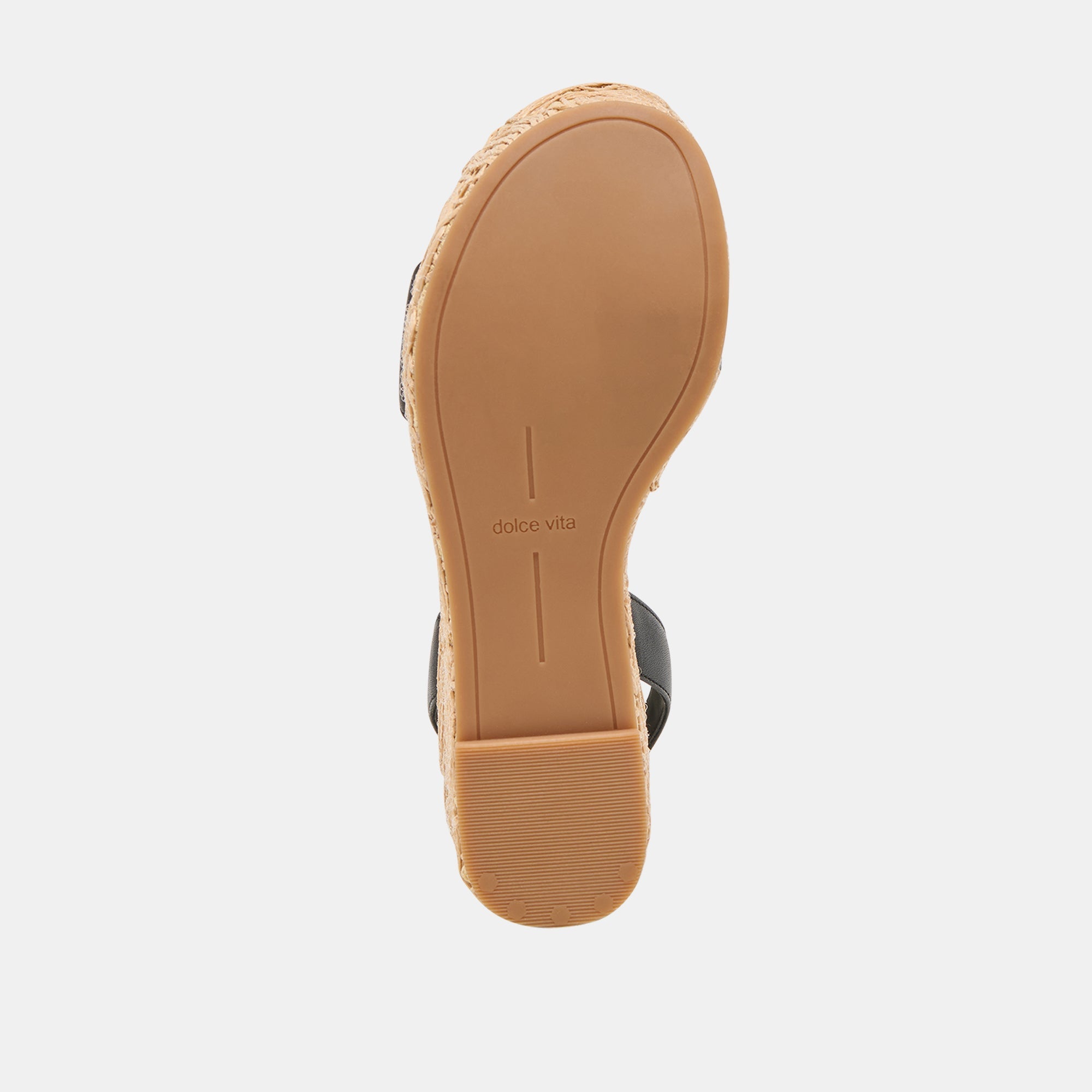 TALISA WEDGES BLACK LEATHER