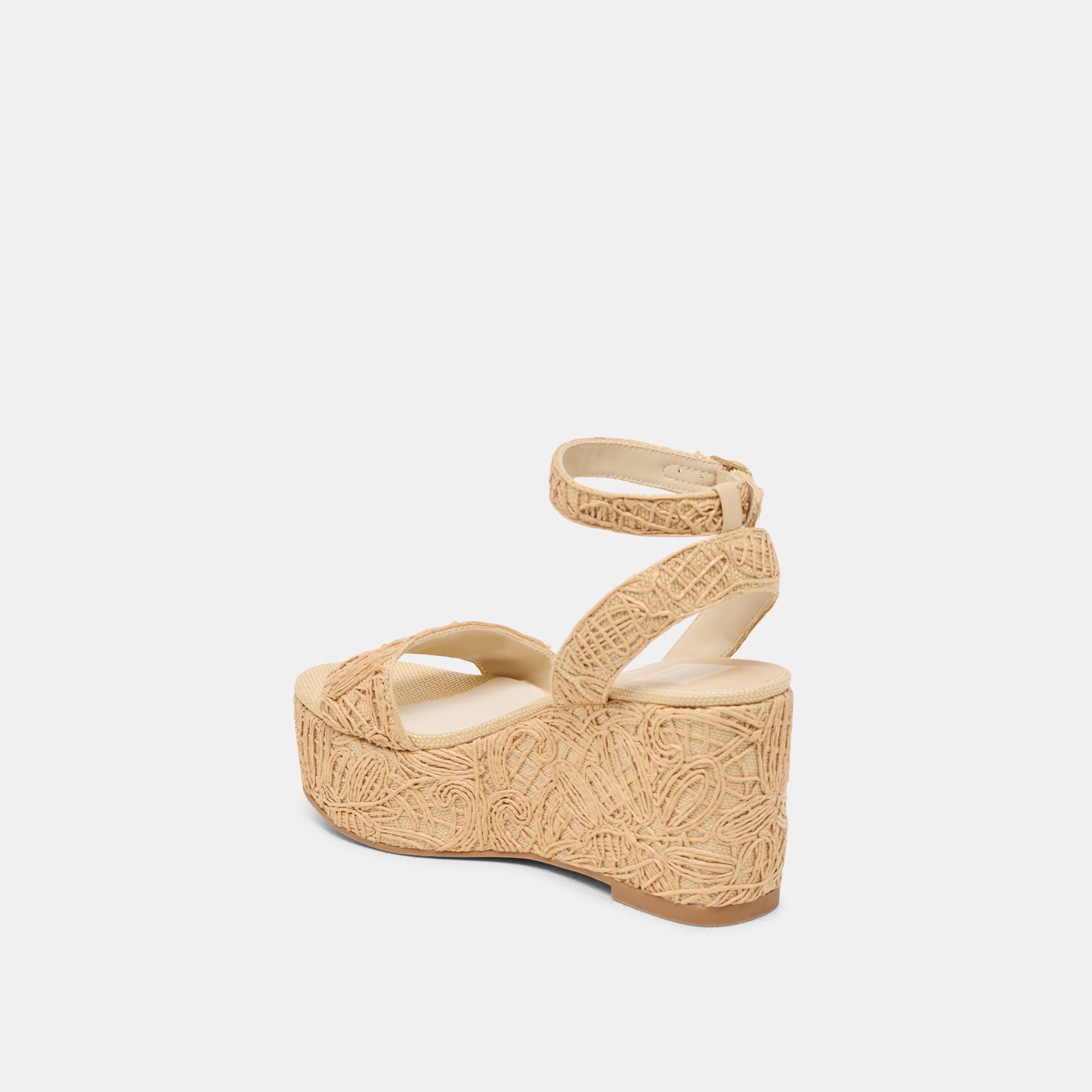 TALISA WEDGES NATURAL MACRAME