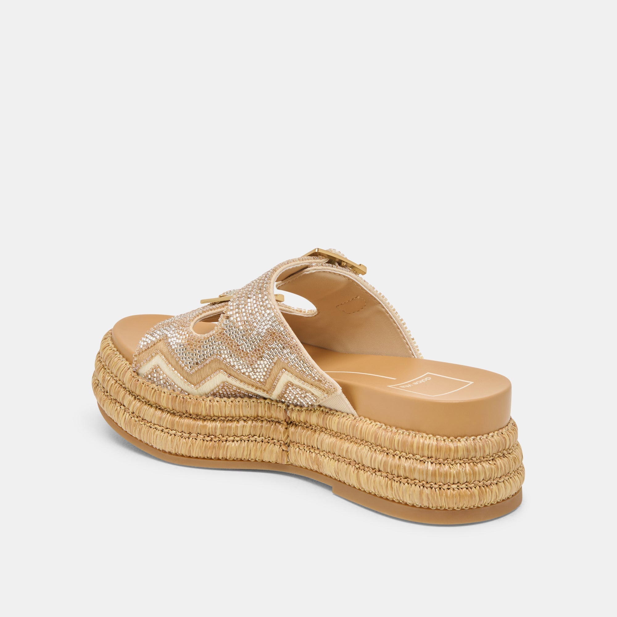 WIXIE SANDALS GOLD MULTI BEADS