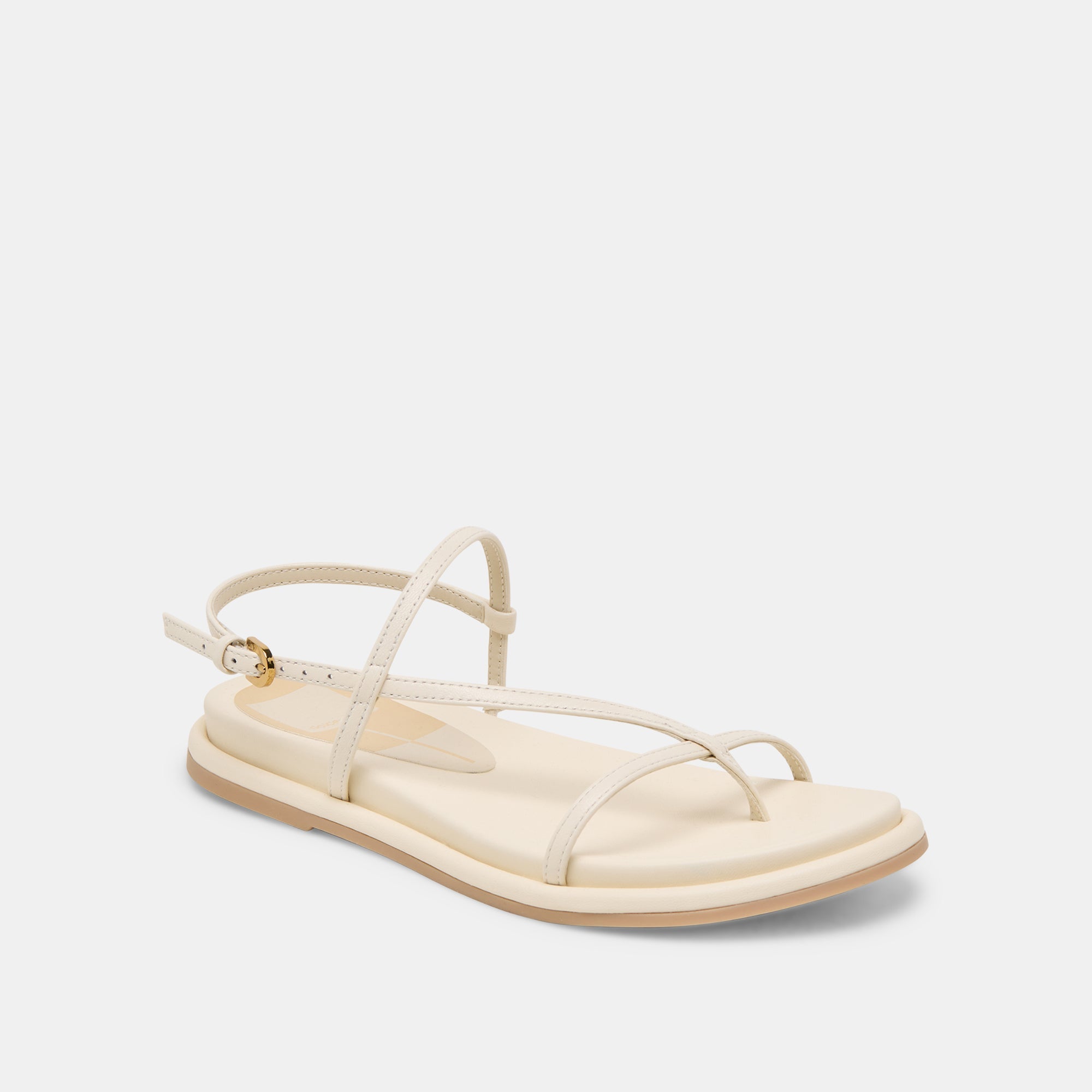DALLEN SANDALS OFF WHITE LEATHER