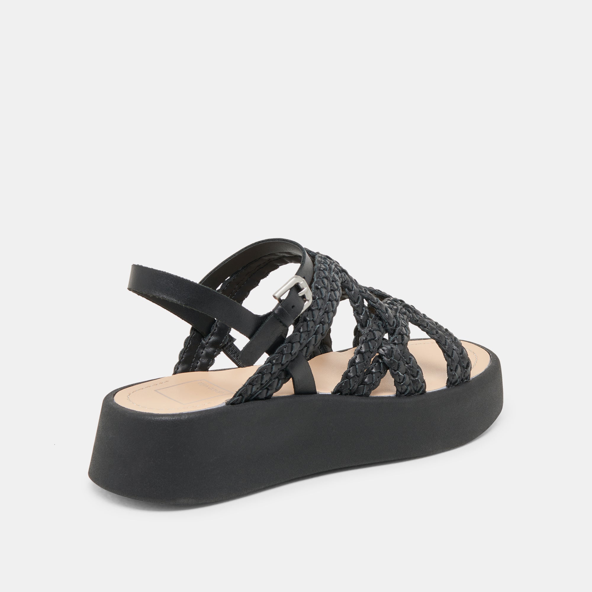 GATSBY SANDALS BLACK LEATHER