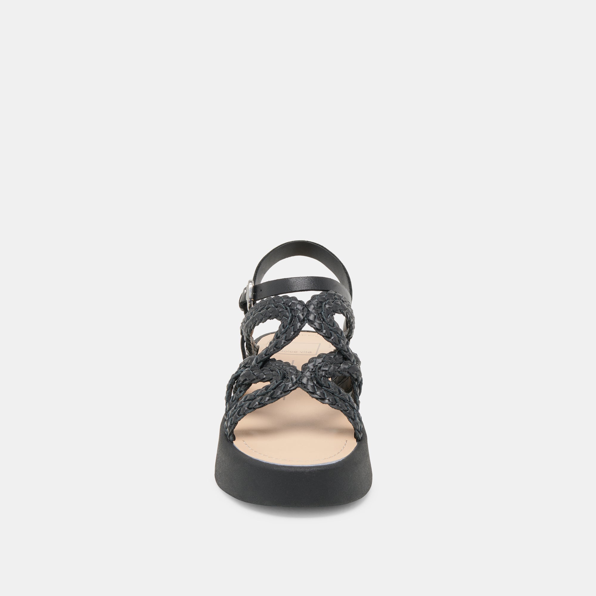 GATSBY SANDALS BLACK LEATHER