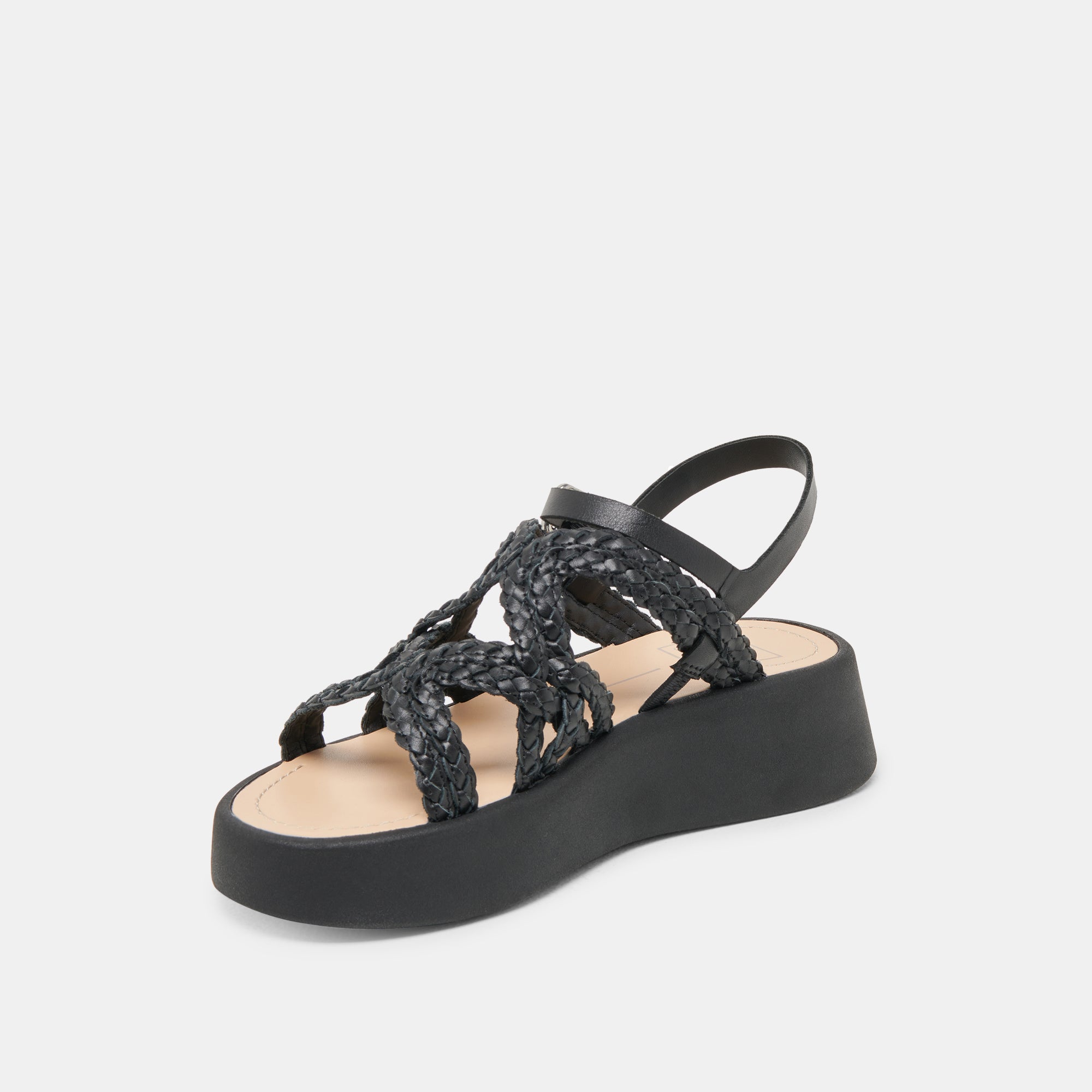 GATSBY SANDALS BLACK LEATHER