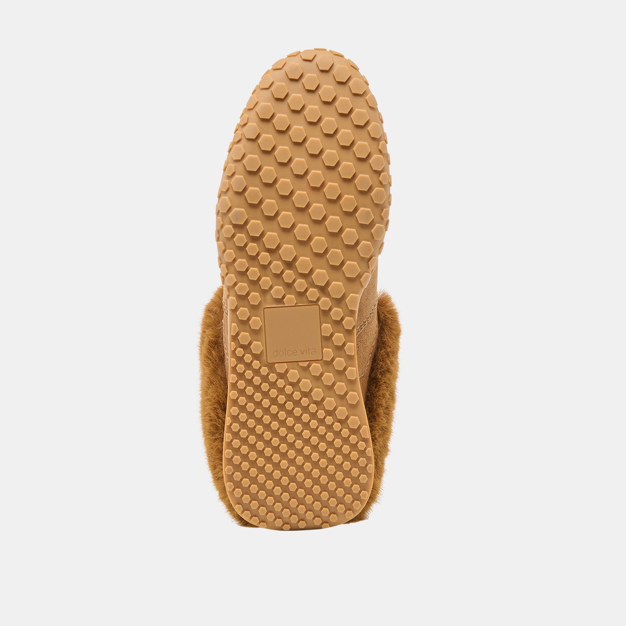 IZZEY PLUSH SNEAKERS LT BROWN SUEDE