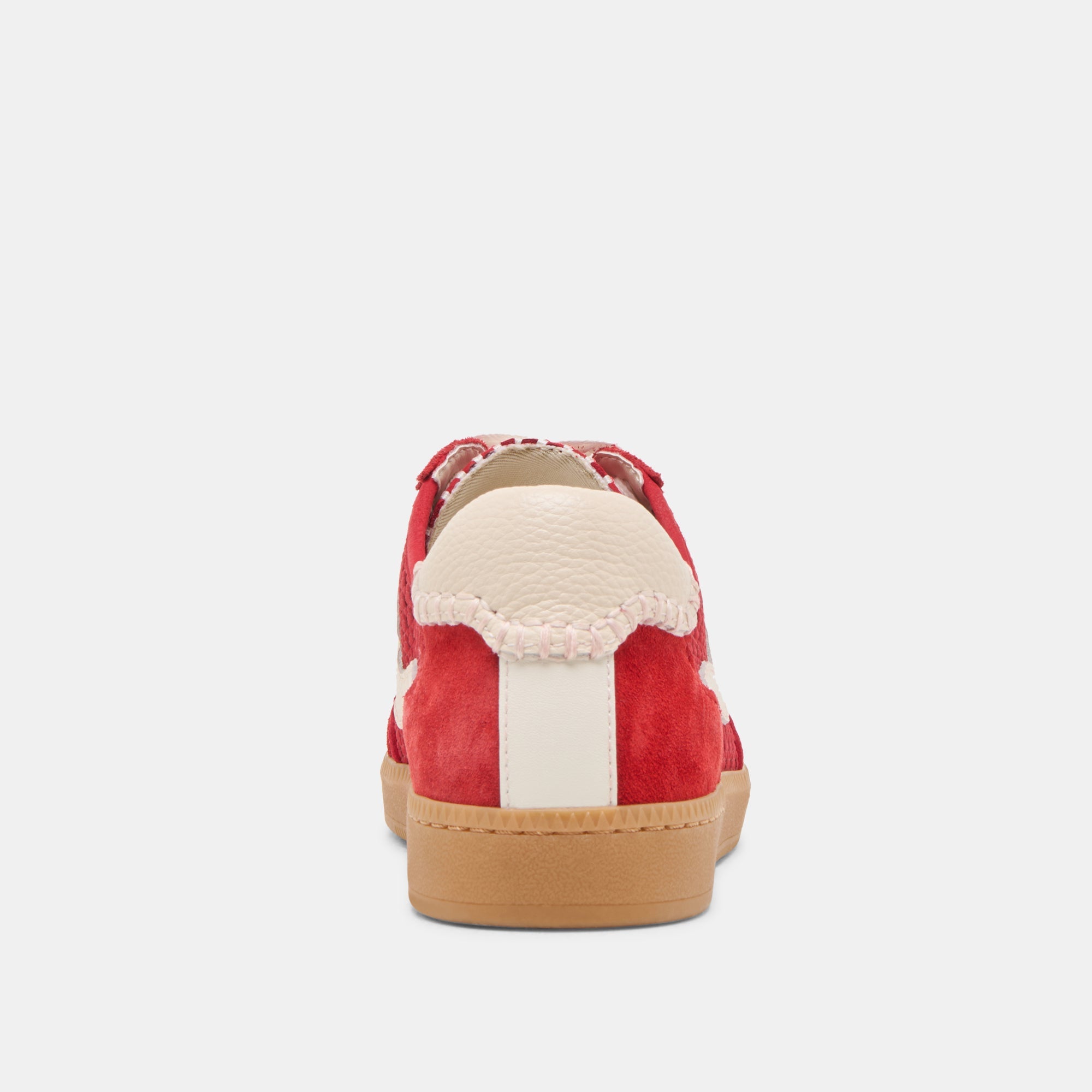 NOTICE SNEAKERS CHERRY PERFORATED NUBUCK