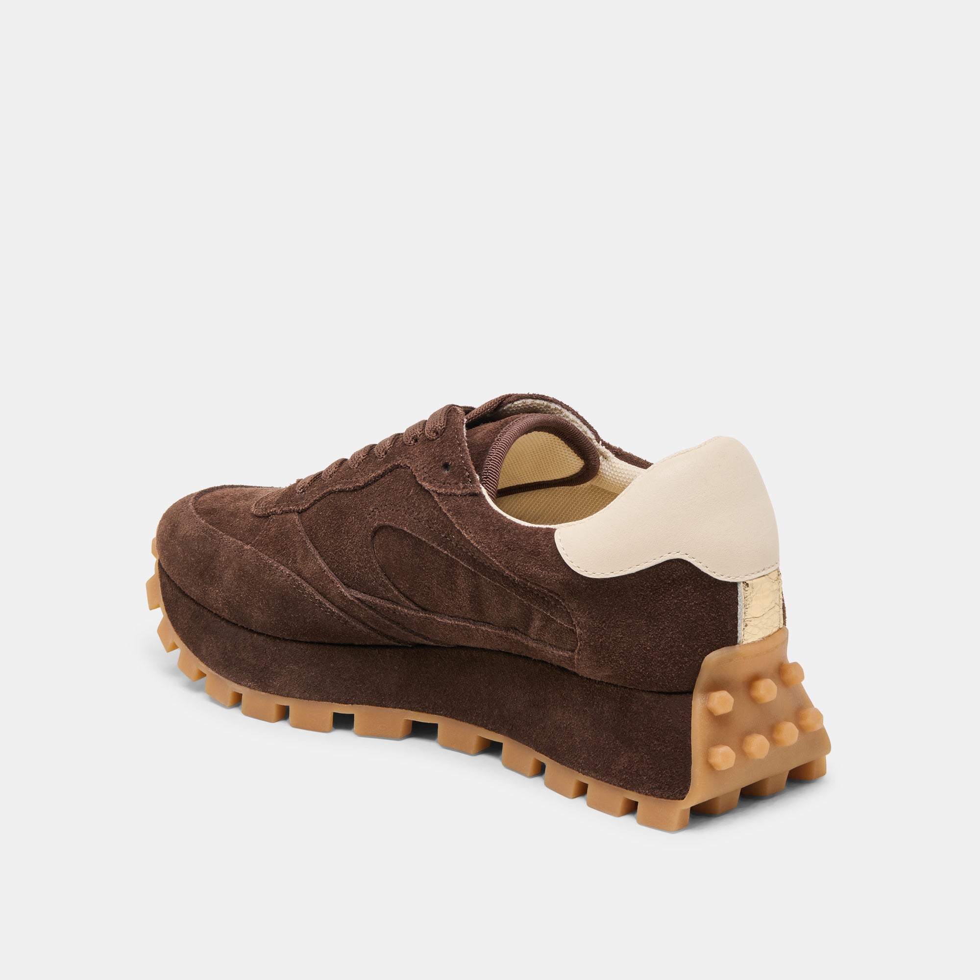 TRICIA SNEAKERS DK BROWN SUEDE