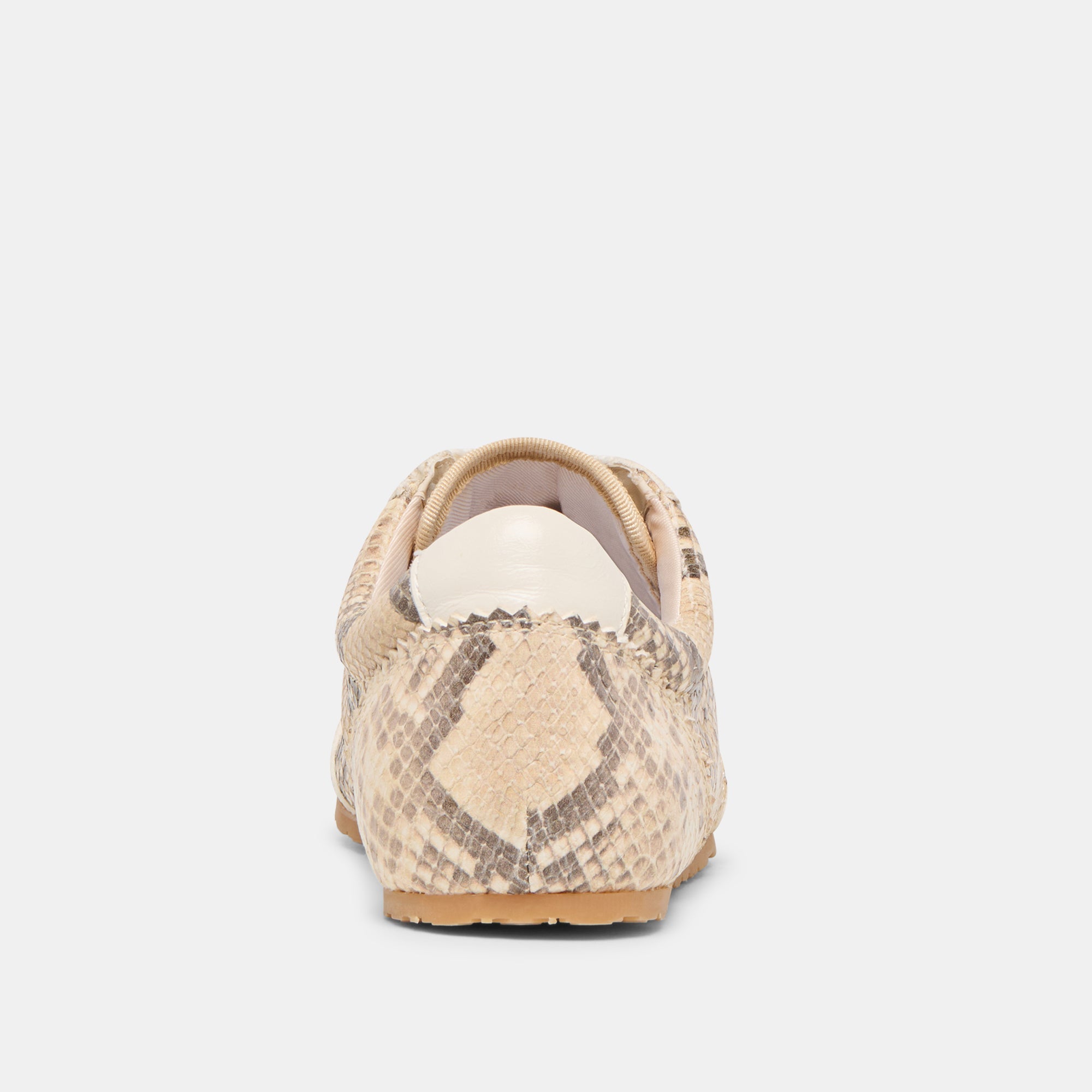 DORIE SNEAKERS NATURAL SNAKE EMBOSSED LEATHER