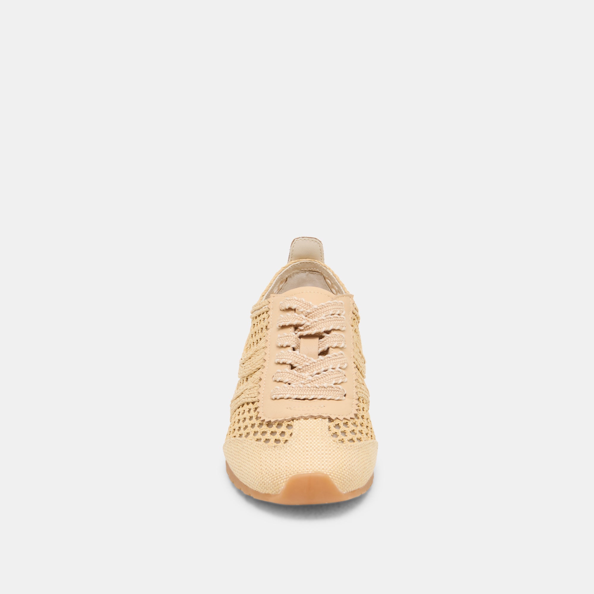 DREAM SNEAKERS LT NATURAL WOVEN RAFFIA