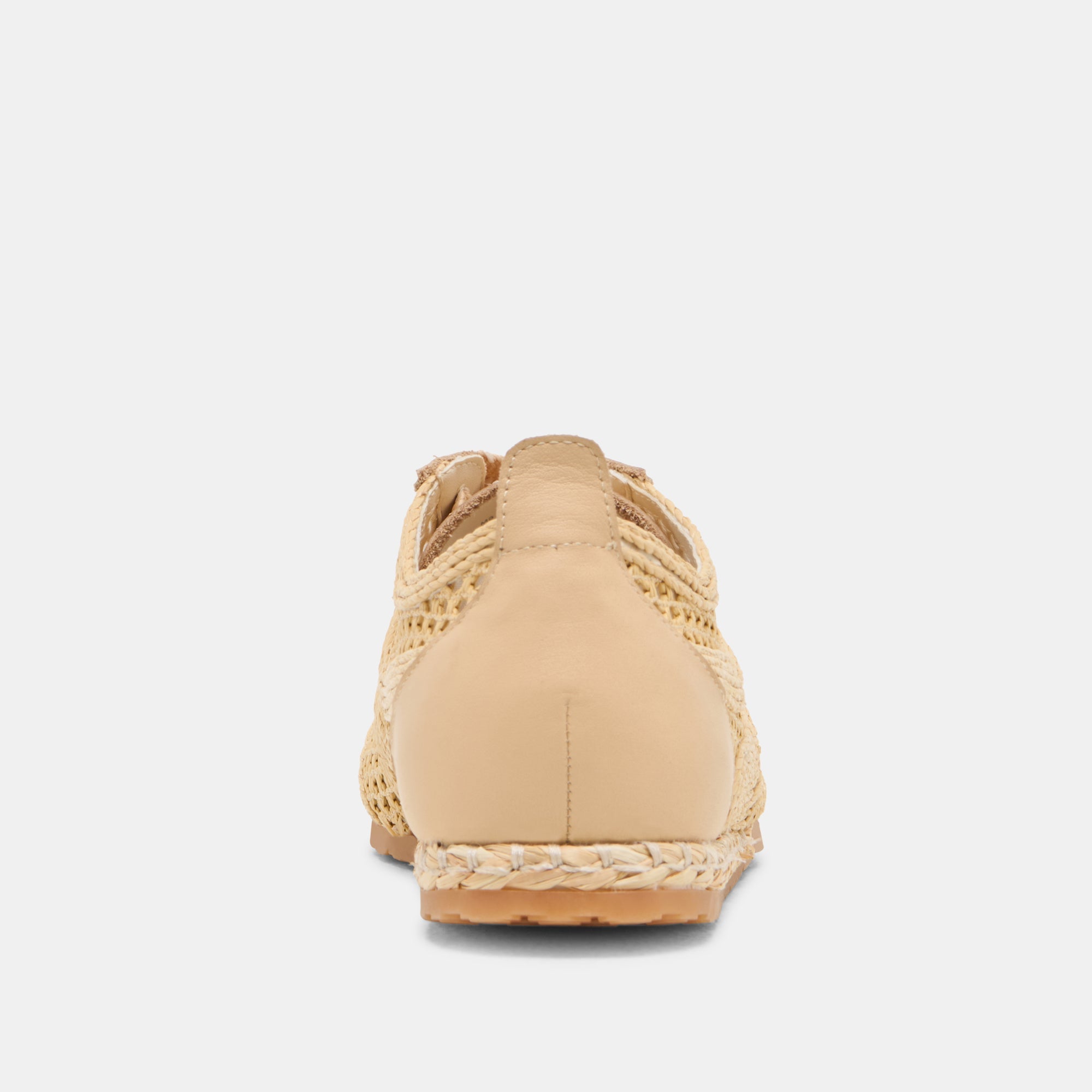 DREAM SNEAKERS LT NATURAL WOVEN RAFFIA