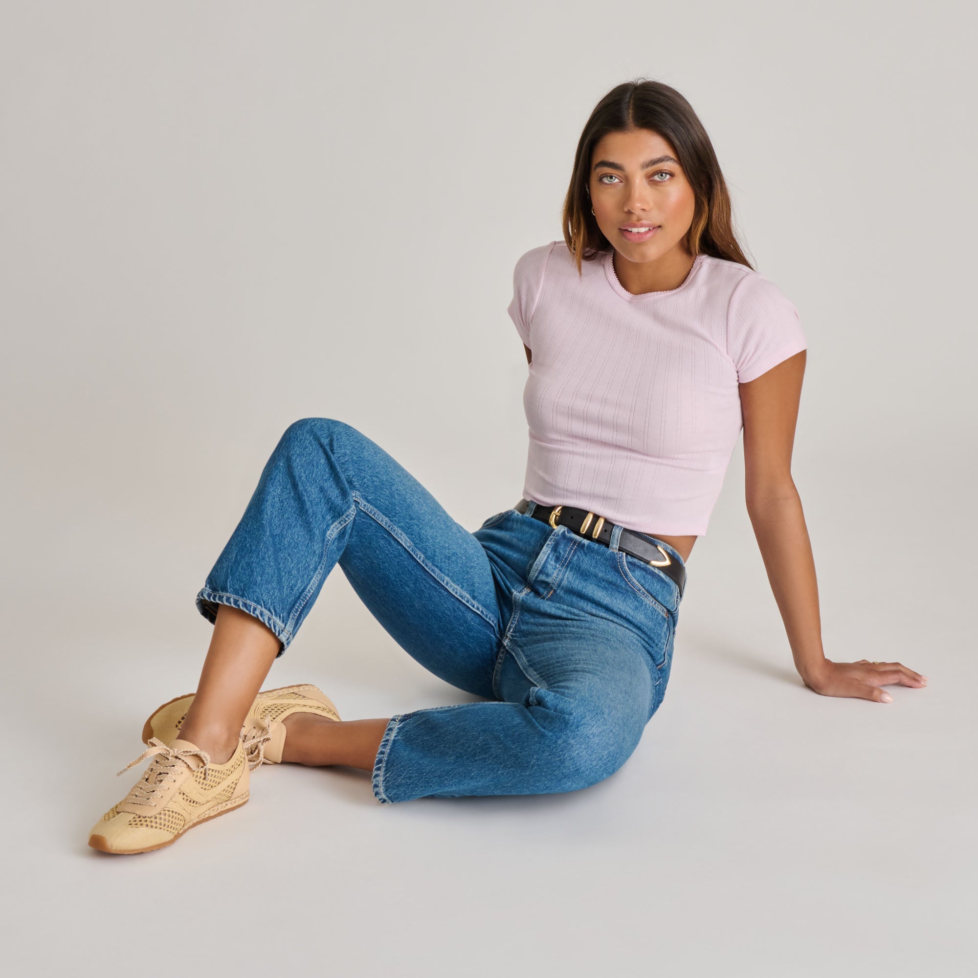 DREAM SNEAKERS LT NATURAL WOVEN RAFFIA