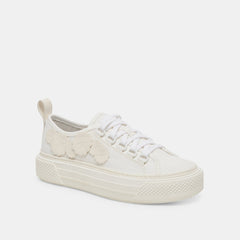 ROBBIN SNEAKERS WHITE CANVAS