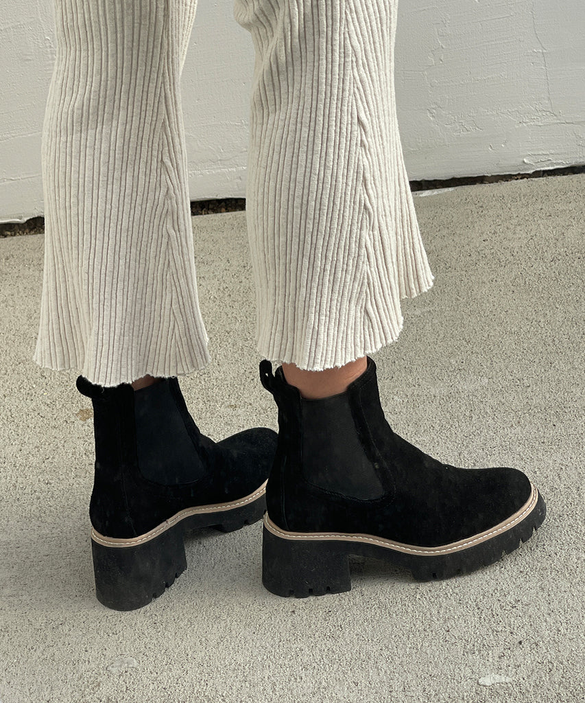 HAWK H2O BOOTIES ONYX SUEDE - re:vita