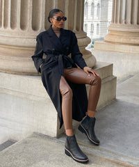 HUEY H2O BOOTS BLACK LEATHER - re:vita